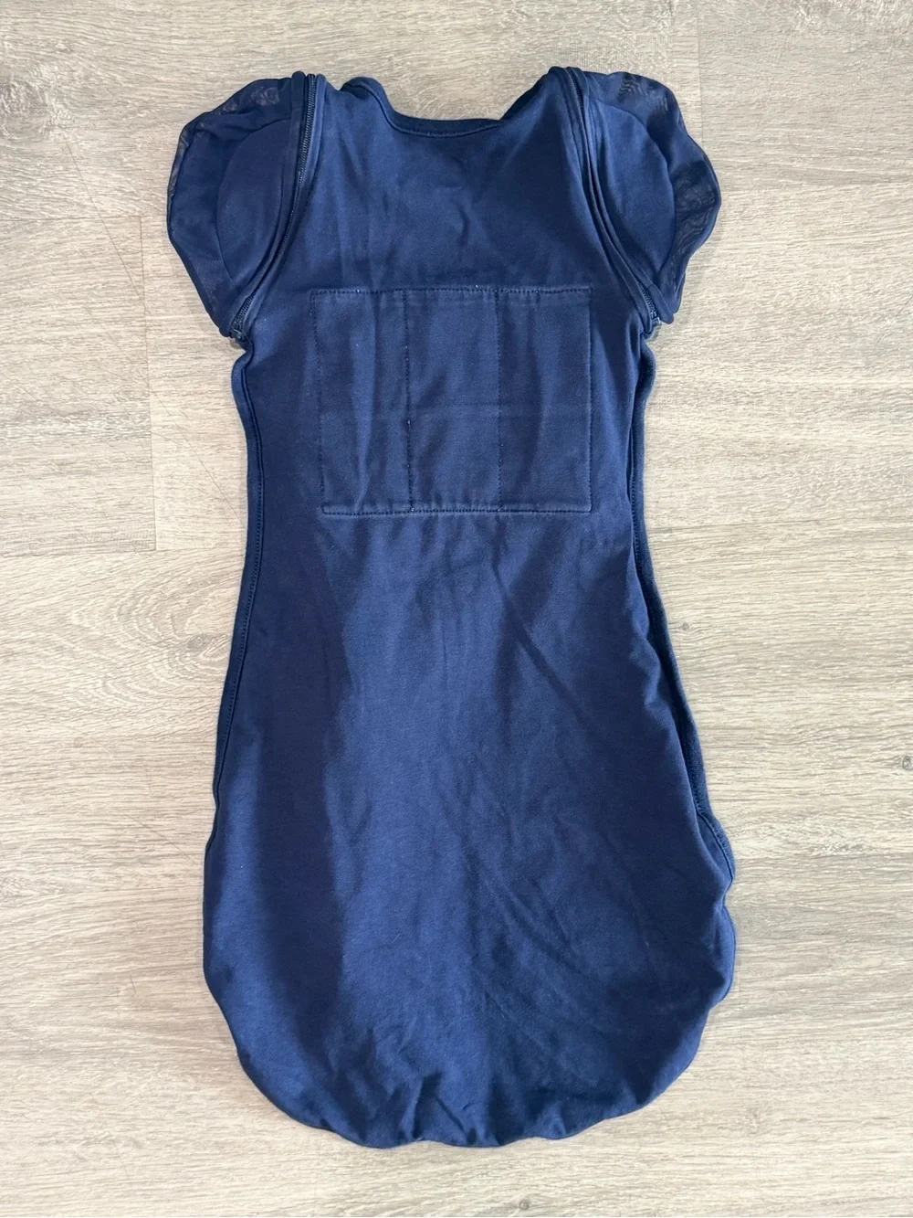 Nested Bean Zen One Gently Weighted Transitional Swaddle Navy S 3-6M